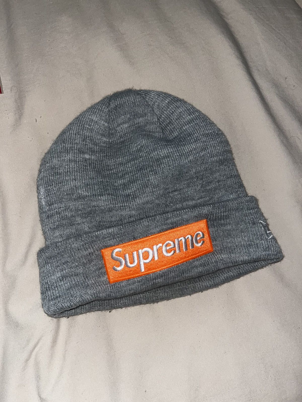 New Era × Supreme Supreme New Era® Box Logo Beanie Size ONE SIZE - 1 Thumbnail