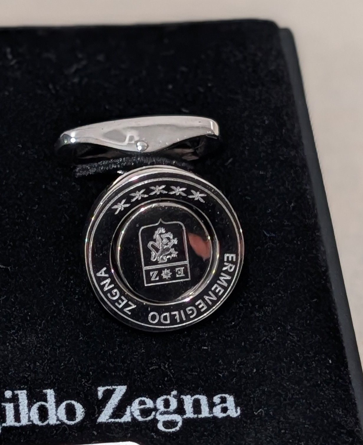 Ermenegildo Zegna Ermenegildo Zegna Sterling Silver Stud Cufflinks Size ONE SIZE - 2 Thumbnail