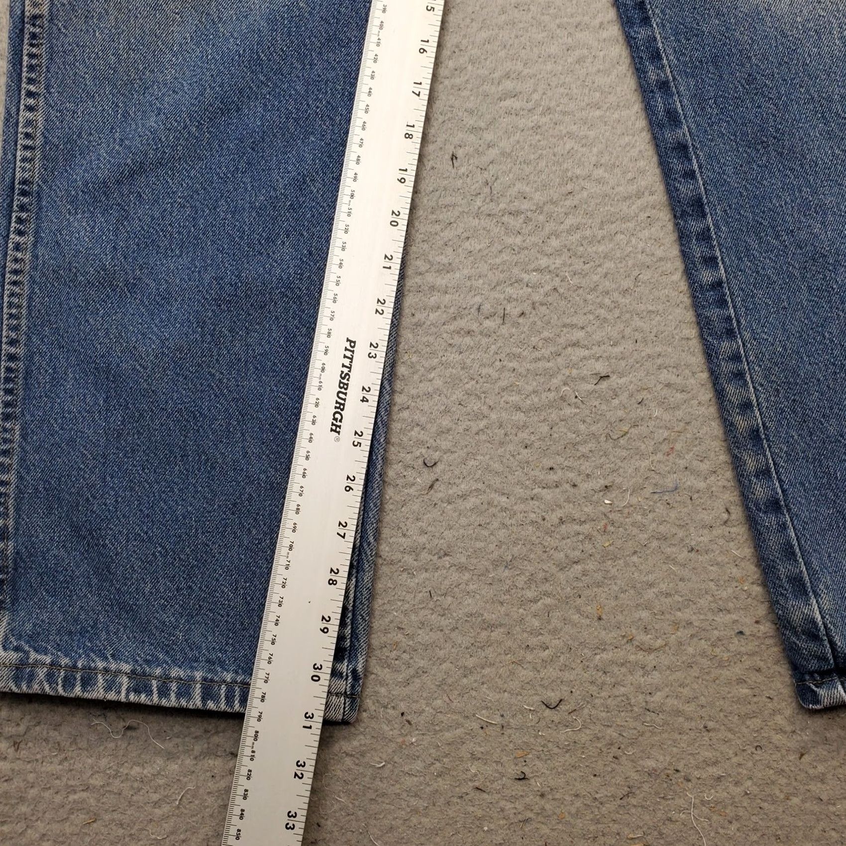 Red Kap Red Kap Jeans Men Size 35x32 Blue Denim Medium Wash Straight Leg Cotton Pockets Vintage? No Mens Size US 35 - 4 Thumbnail
