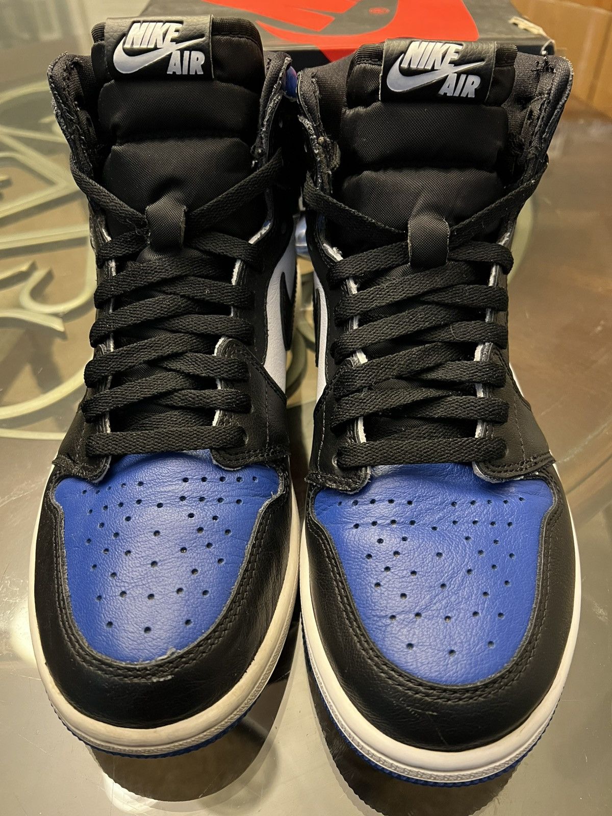 Jordan Brand Jordan 1 Retro High Royal Toe Size US 10 / EU 43 - 4 Thumbnail