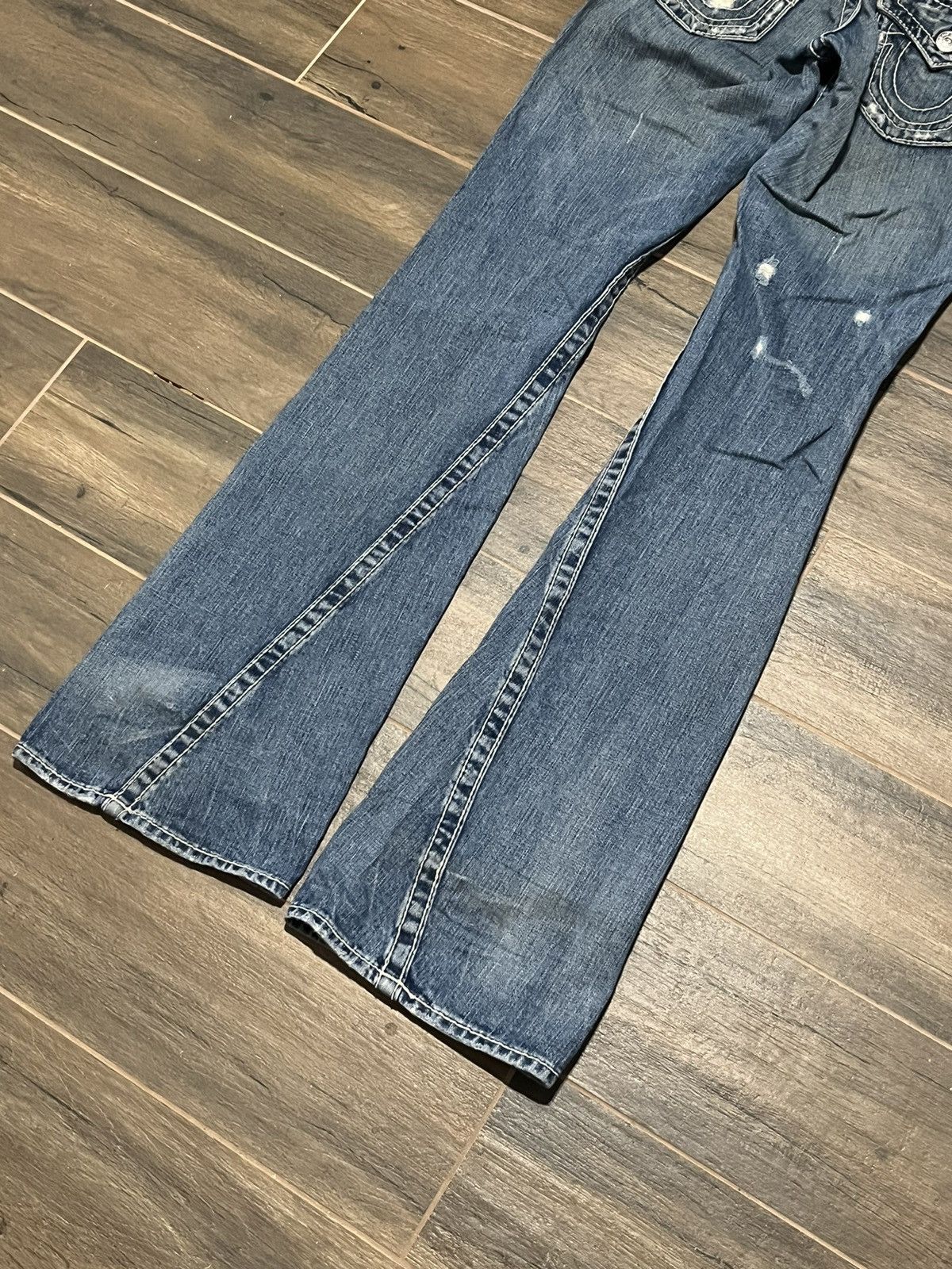 True Religion × Vintage Flare Jeans True Religion Joey Denim Boot Cut Y2k Streetwear Size 25" / US 0 / IT 36 - 2 Thumbnail