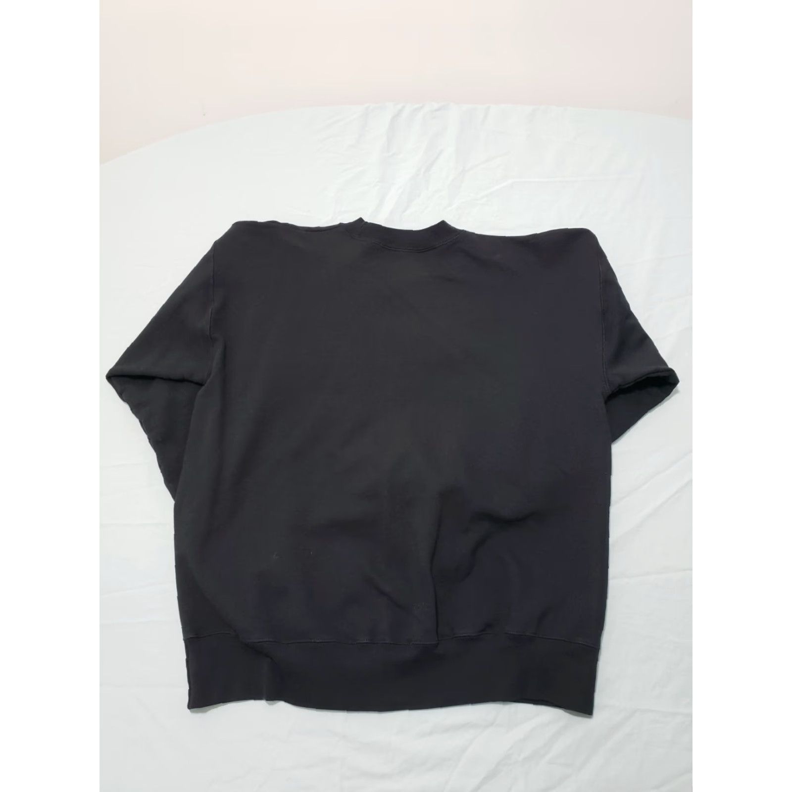 Hanes Hanes Ultimate Cotton Sweatshirt Pullover Crewneck Mens Size M Black Band Size US M / EU 48-50 / 2 - 2 Thumbnail
