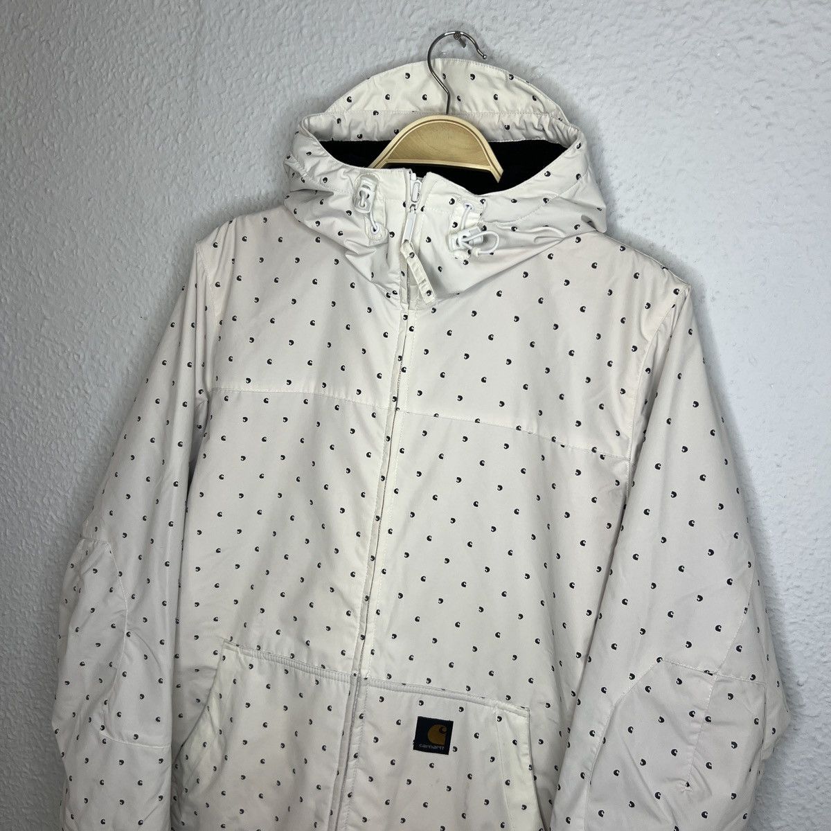 Carhartt Vintage Carhartt WiP Jacket White Monogram Logo Size US L / EU 52-54 / 3 - 4 Thumbnail