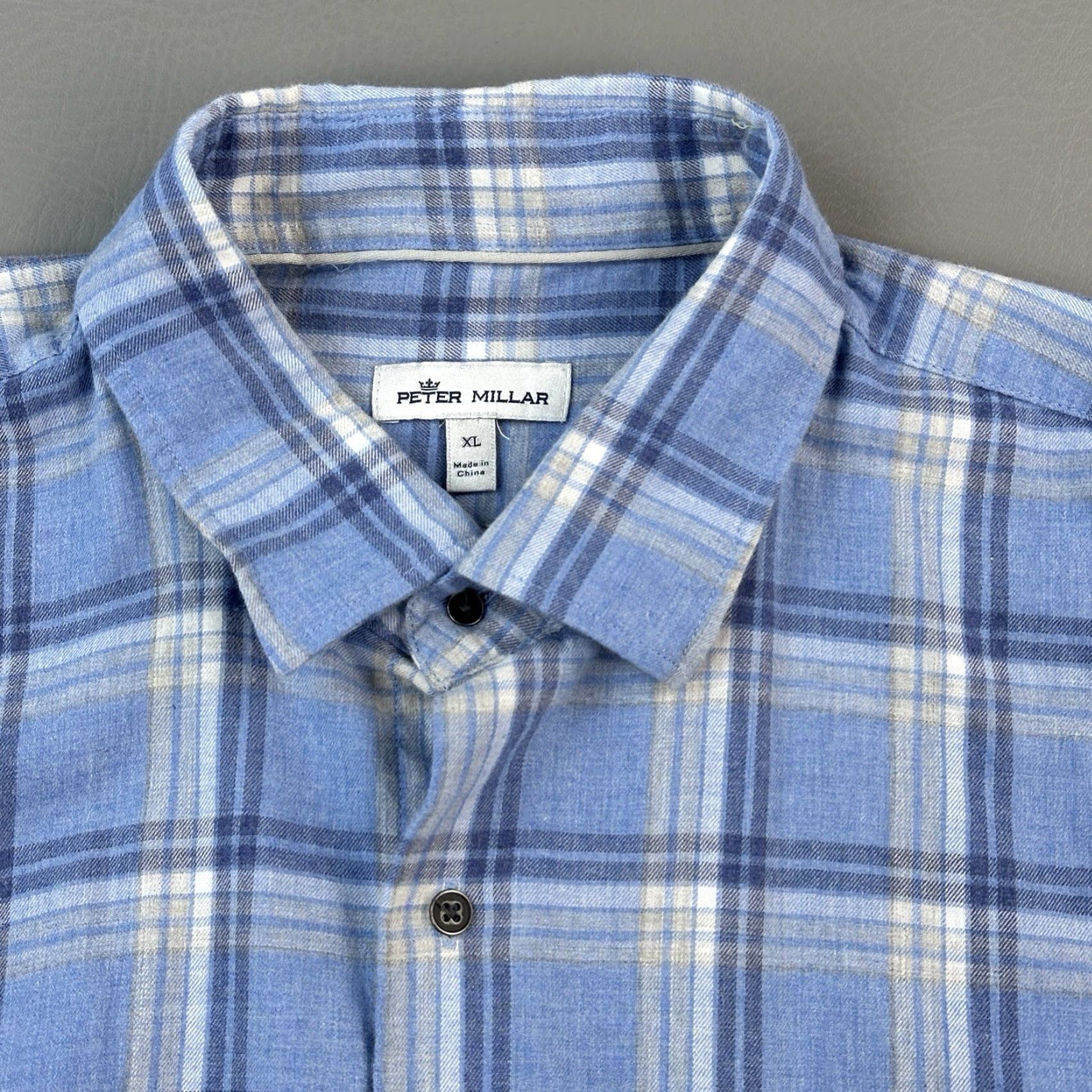Peter Millar Peter Millar Crown Shirt Mens XL Plaid Cotton Pointe Claire Long Sleeve Preppy Size US XL / EU 56 / 4 - 5 Thumbnail