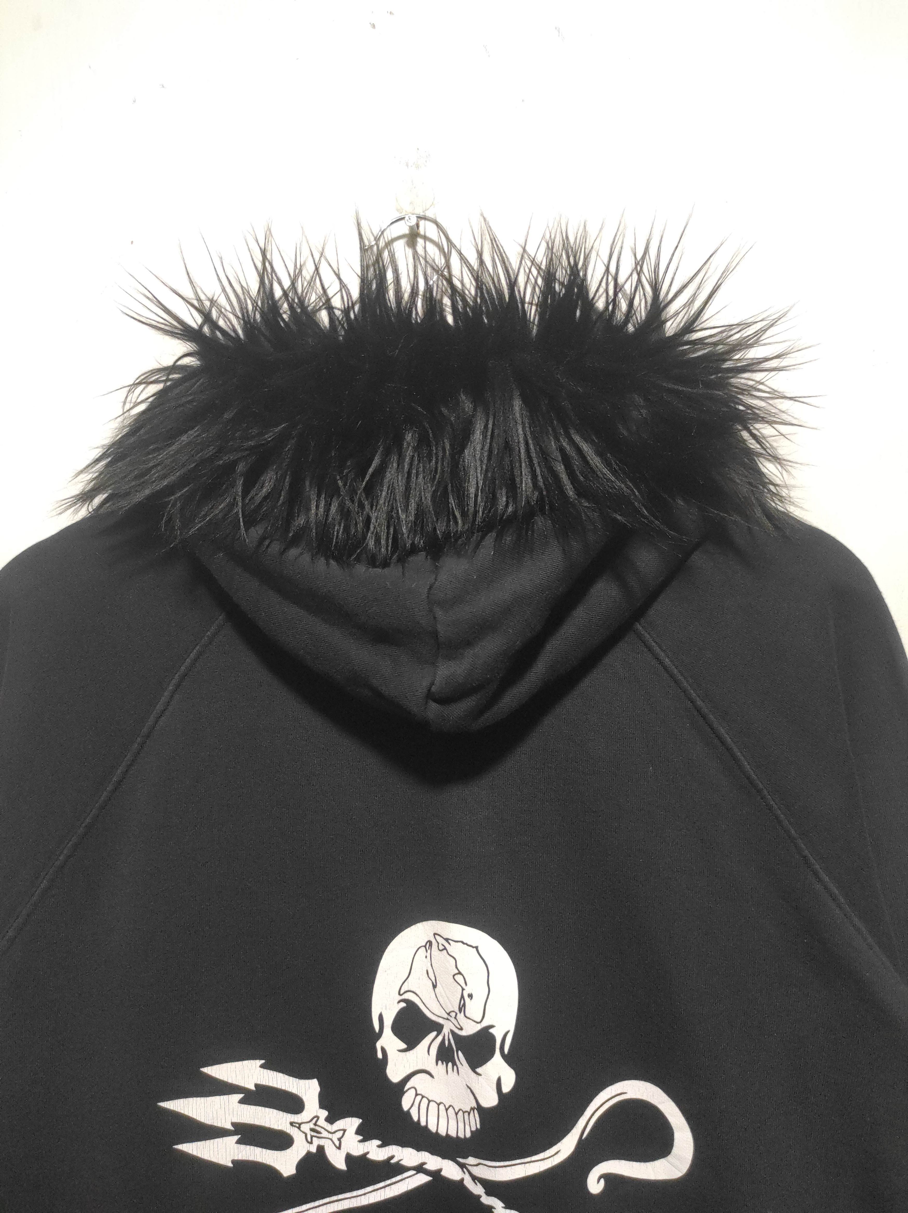 If Six Was Nine Sea Shepherd Skull Fur Hoodie ifsixwasnine lgb style Size US S / EU 44-46 / 1 - 11 Thumbnail