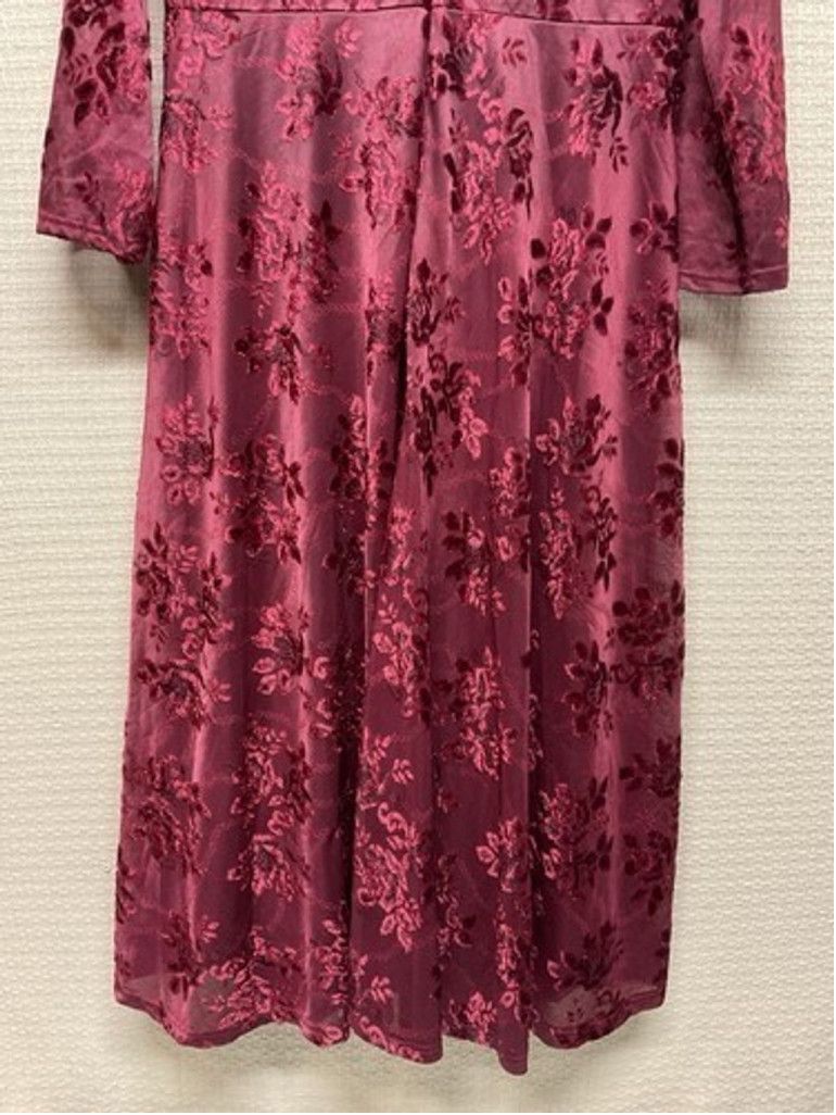 Other Dajia Velvet Chinese Qipao Cheongsam Midi Dress Women Size M Size M / US 6-8 / IT 42-44 - 5 Thumbnail