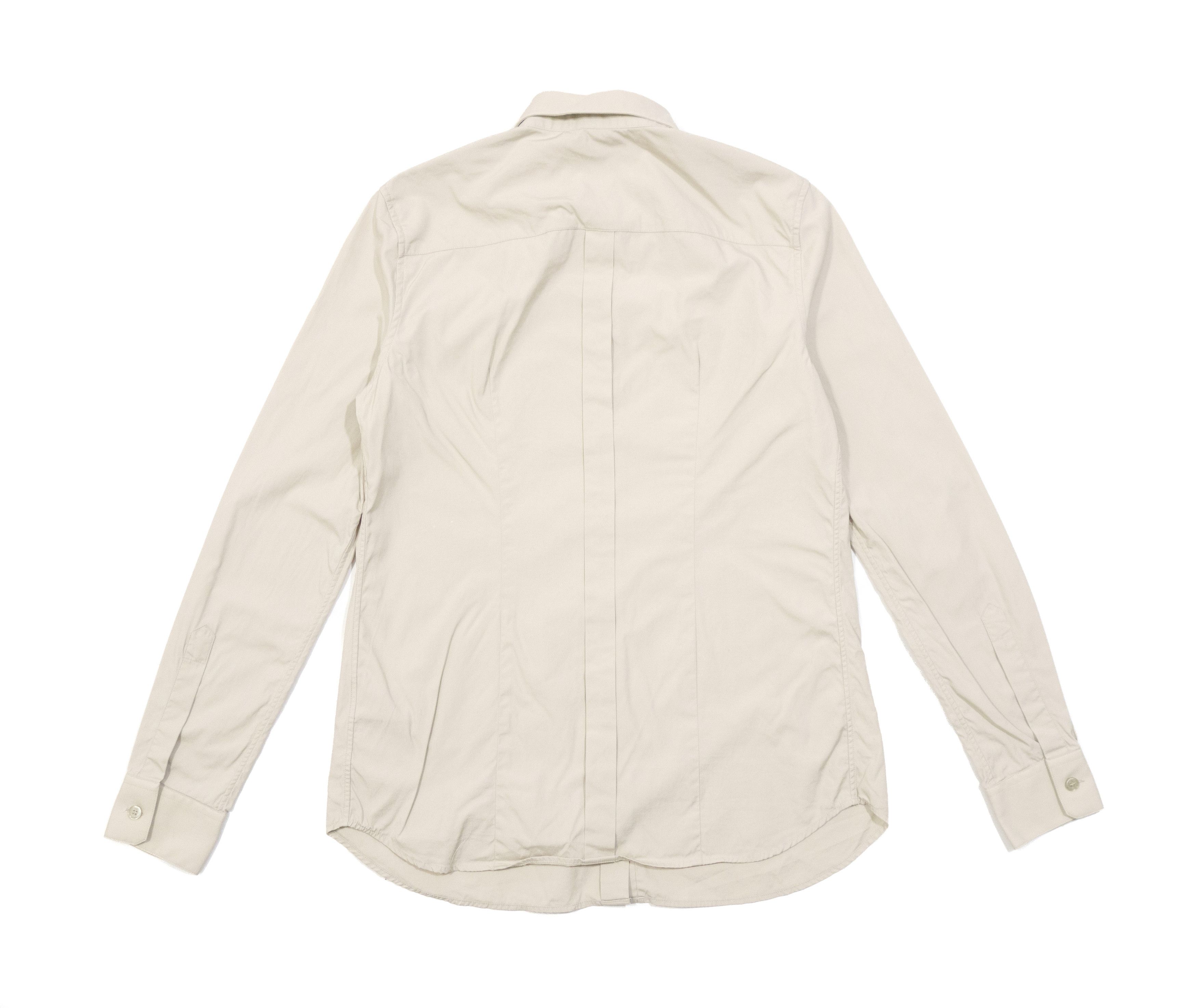 Burberry Fitted Basic Cotton Shirt Size XS / US 0-2 / IT 36-38 - 2 Thumbnail