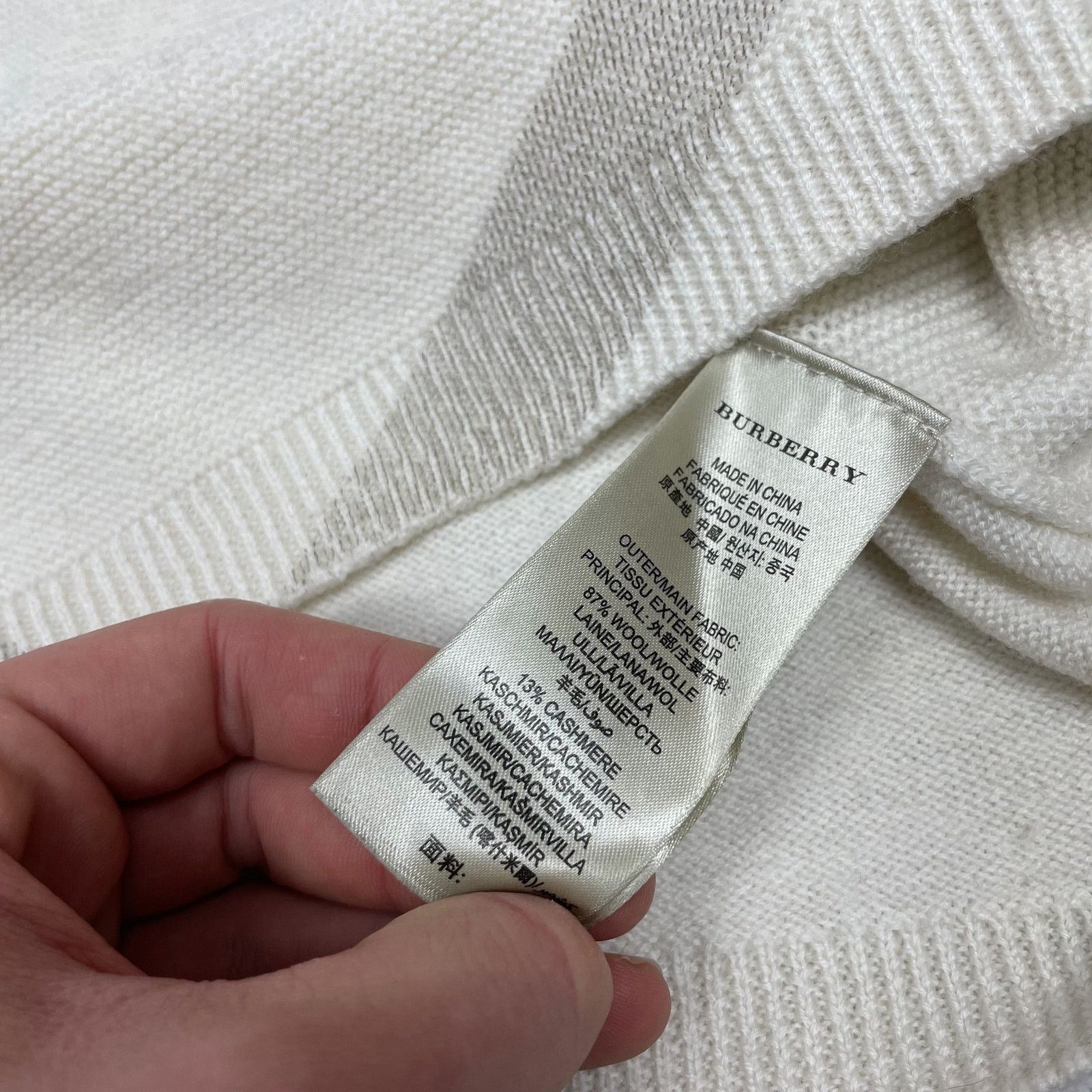 Burberry Burberry Brit Beige Cashmere Sweater M Size M / US 6-8 / IT 42-44 - 11 Thumbnail