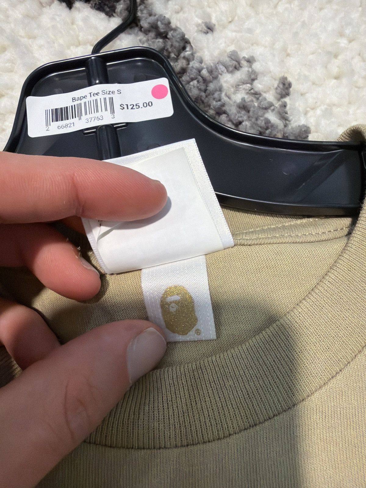 Bape College Letter Logo Tee Size-S Brand New Quick Ship