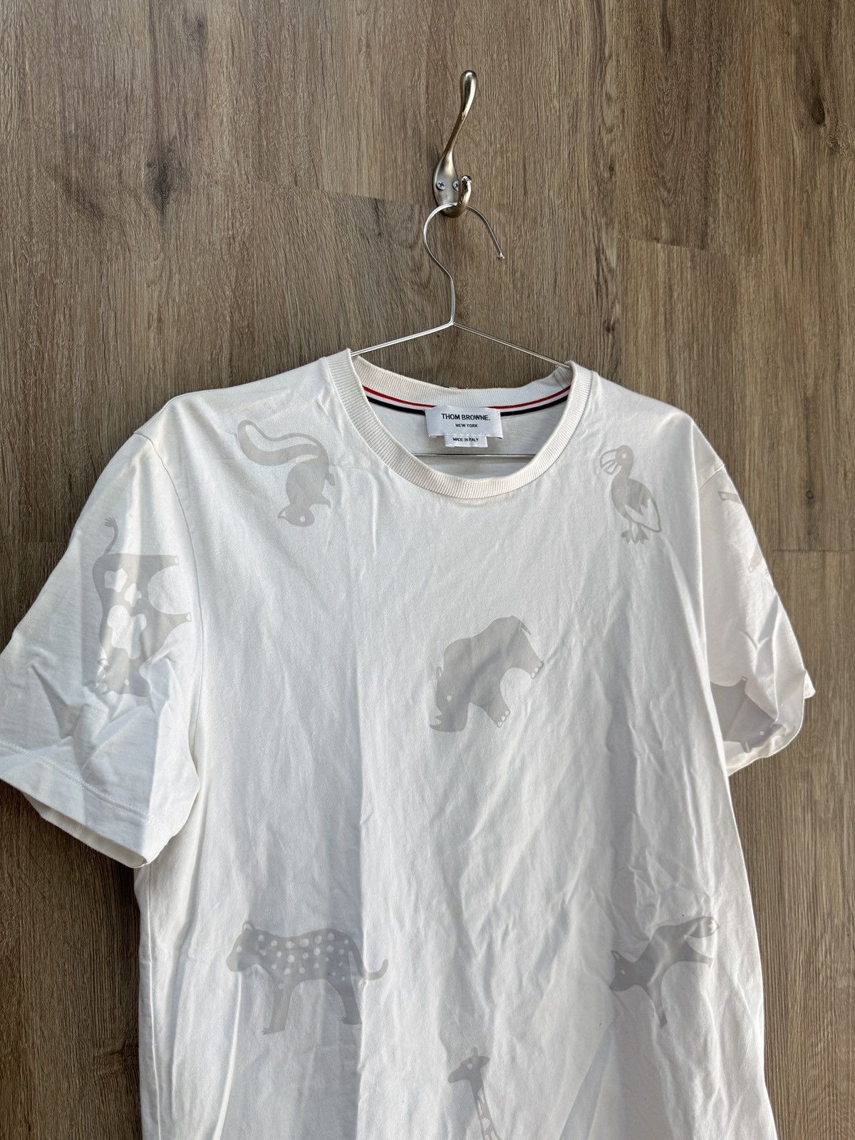 Thom Browne Thome Browne White Short Sleeve Size US M / EU 48-50 / 2 - 2 Thumbnail
