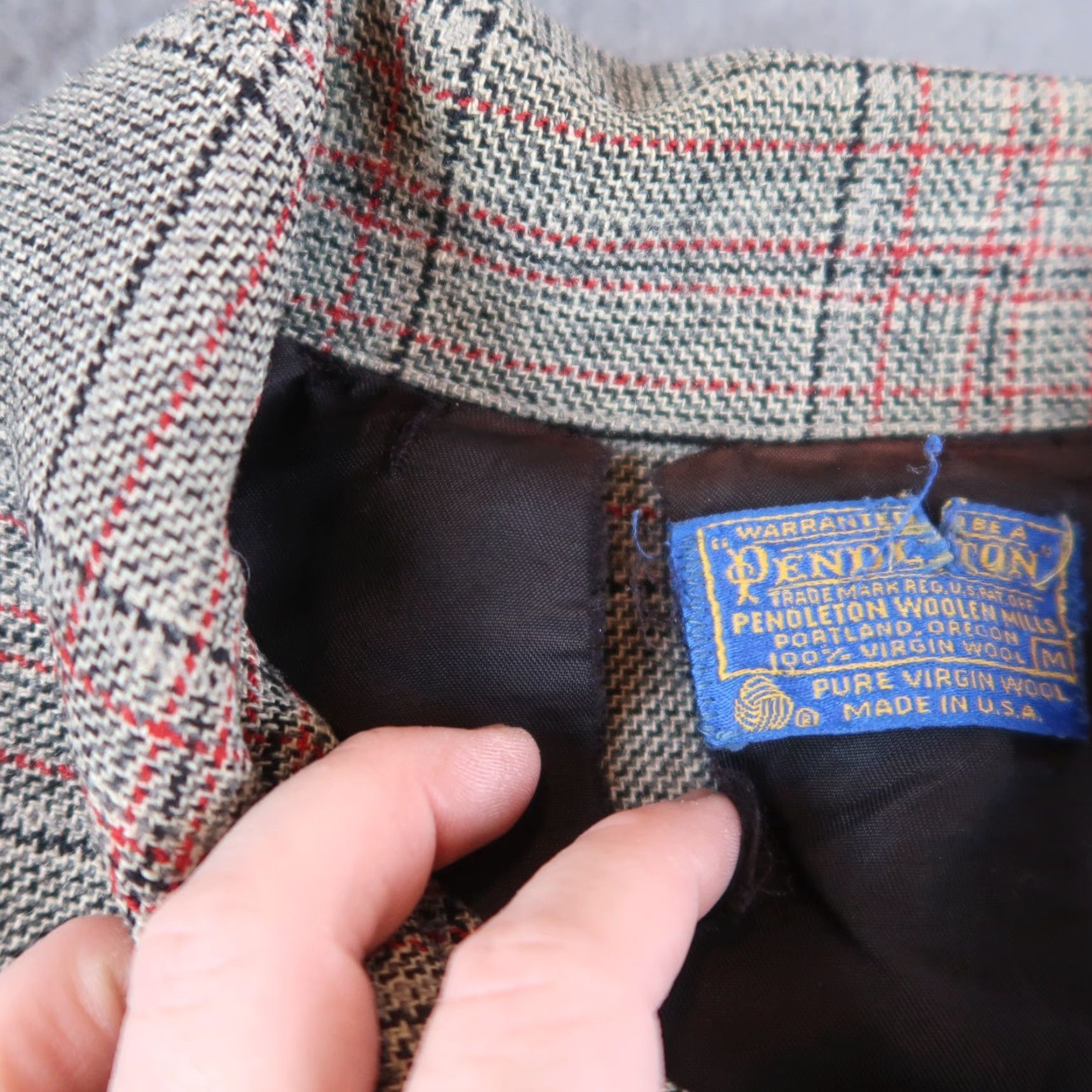 Pendleton VTG Pendleton Shirt Jacket Mackinaw Plaid Wool 60s M Men Multicolor 1960s Hunting Classic Size US M / EU 48-50 / 2 - 4 Thumbnail