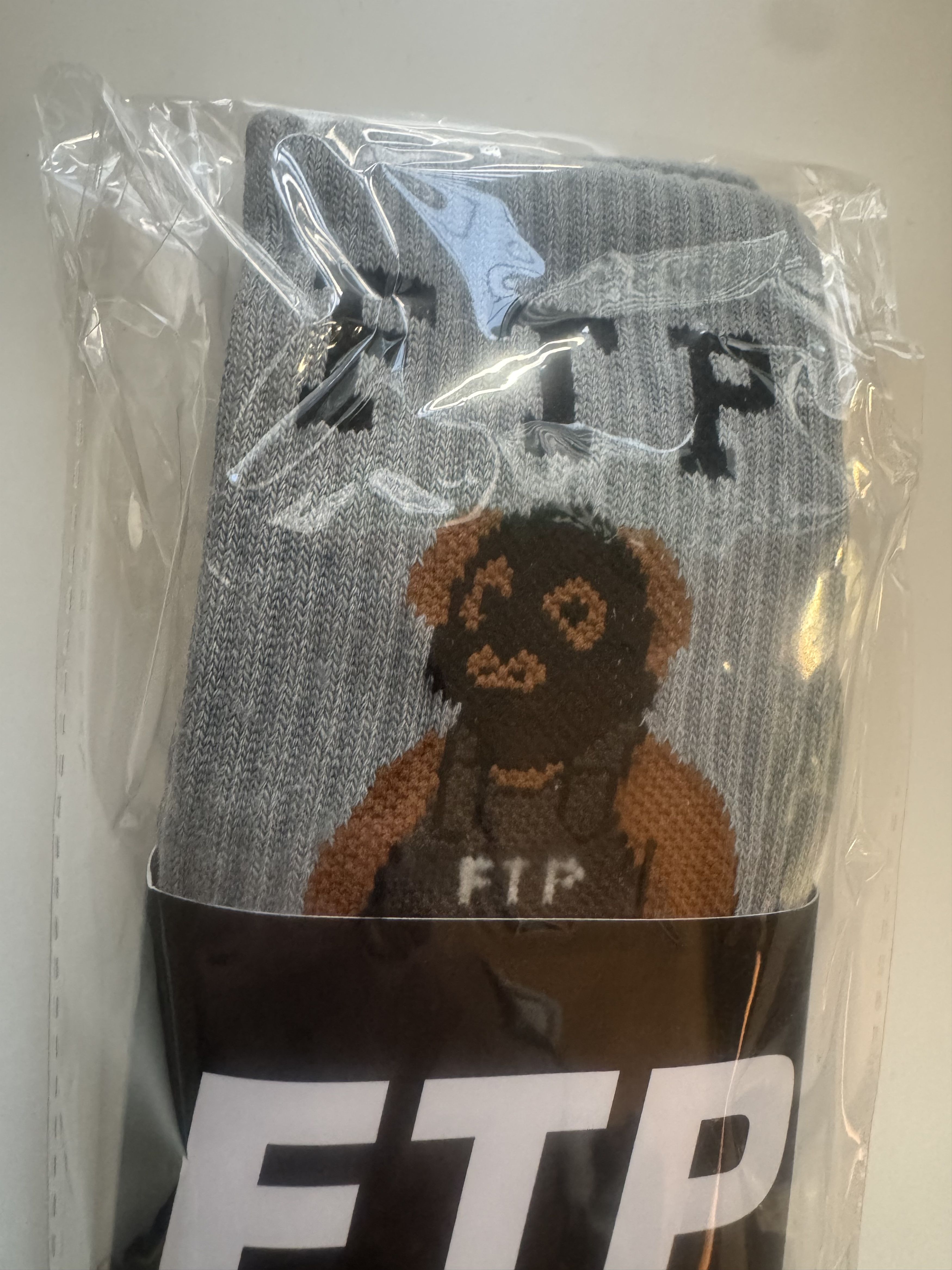 Fuck The Population FTP POLO BEAR SKI MASK SOCKS - GRAY (OS) Size ONE SIZE - 2 Thumbnail