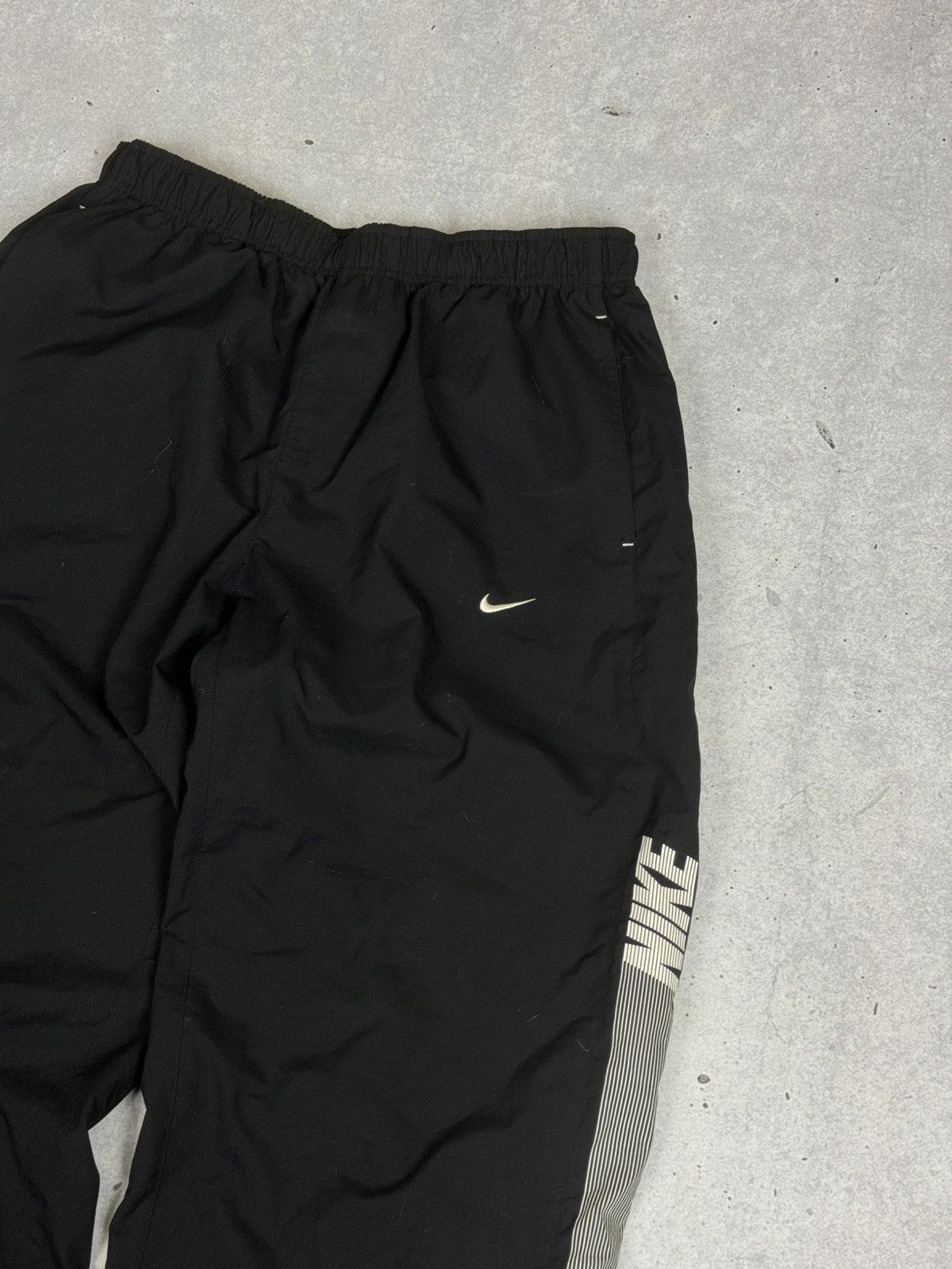 Nike Vintage Nike Swoosh Nylon Drill Track Pants Size US 34 / EU 50 - 2 Thumbnail