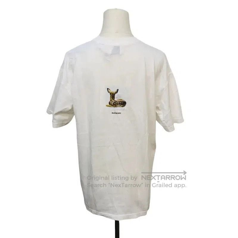 Burberry Burberry White Cotton Women's T-Shirt. Size S / US 4 / IT 40 - 2 Thumbnail