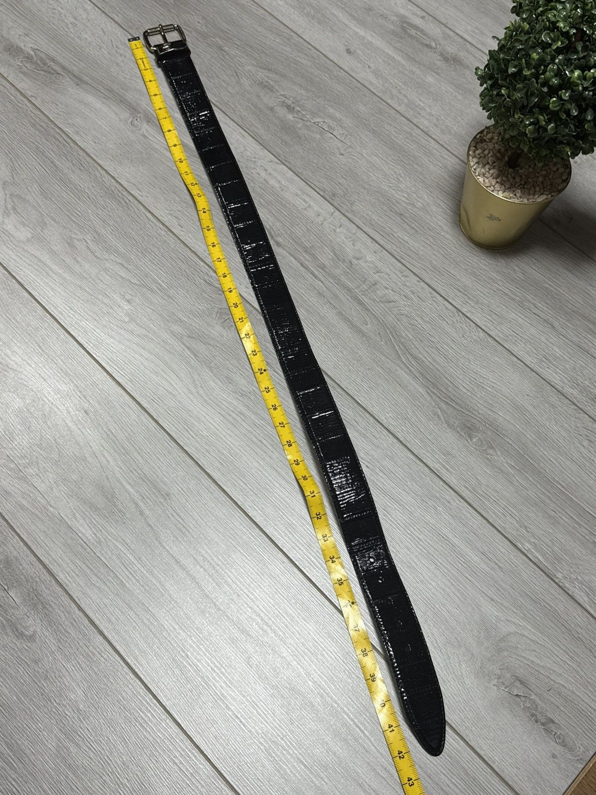 Dolce & Gabbana Dolce & Gabbana leather lacquered belt Size ONE SIZE - 7 Thumbnail