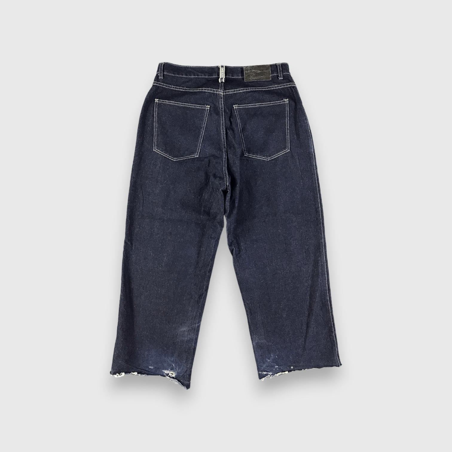 Japanese Brand Marithe Francois Girbaud Jeans Cropped Denim -J2694 Size US 35 - 2 Thumbnail