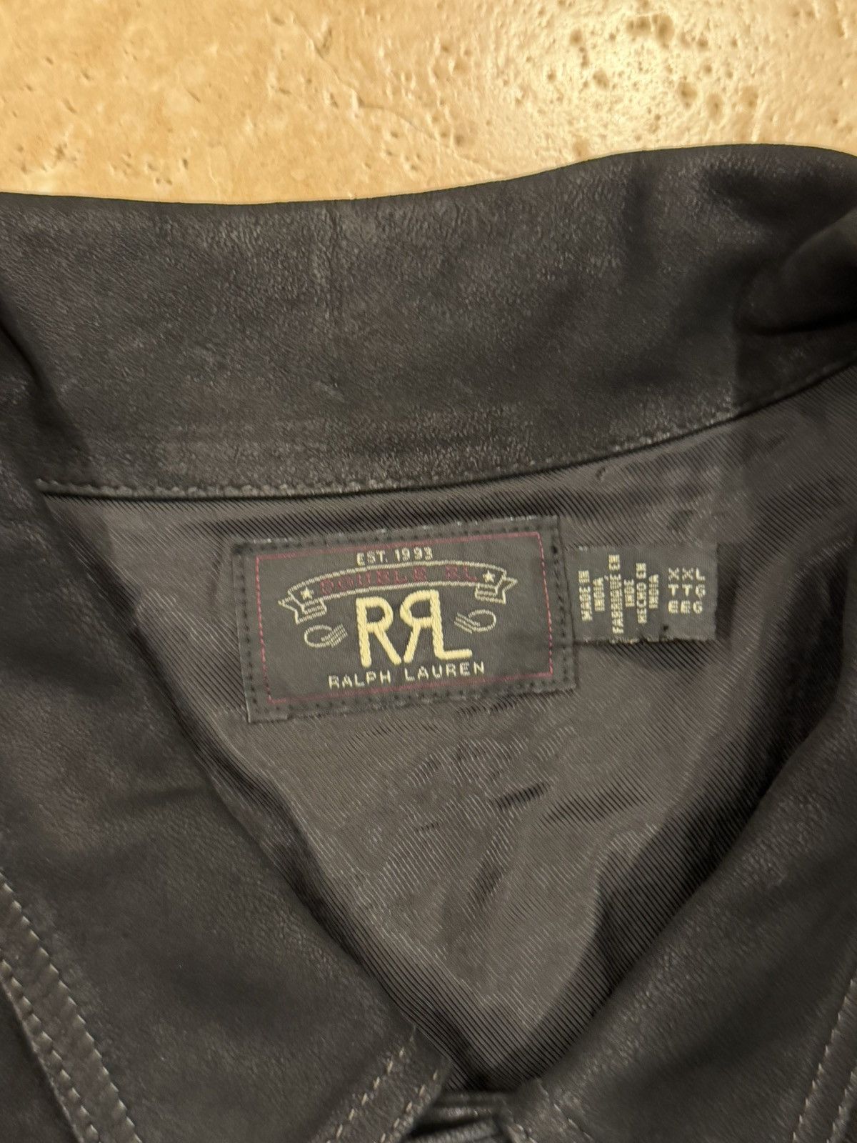 RRL Ralph Lauren RRL Ralph Lauren Roughout Sheep Suede Leather Workshirt Jack Size US XXL / EU 58 / 5 - 11 Thumbnail