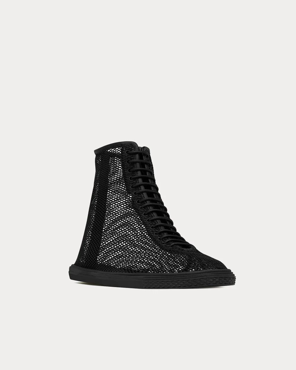 Saint Laurent Paris o1bcso1str1225 You Mid Top Sneaker in Black Size US 11 / IT 41 - 2 Thumbnail