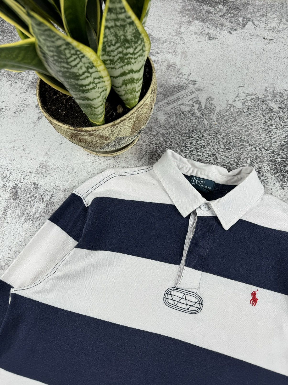 Polo Ralph Lauren 90S Polo Ralph Lauren Striped Retro M Pullover Longsleeve Size US M / EU 48-50 / 2 - 6 Thumbnail