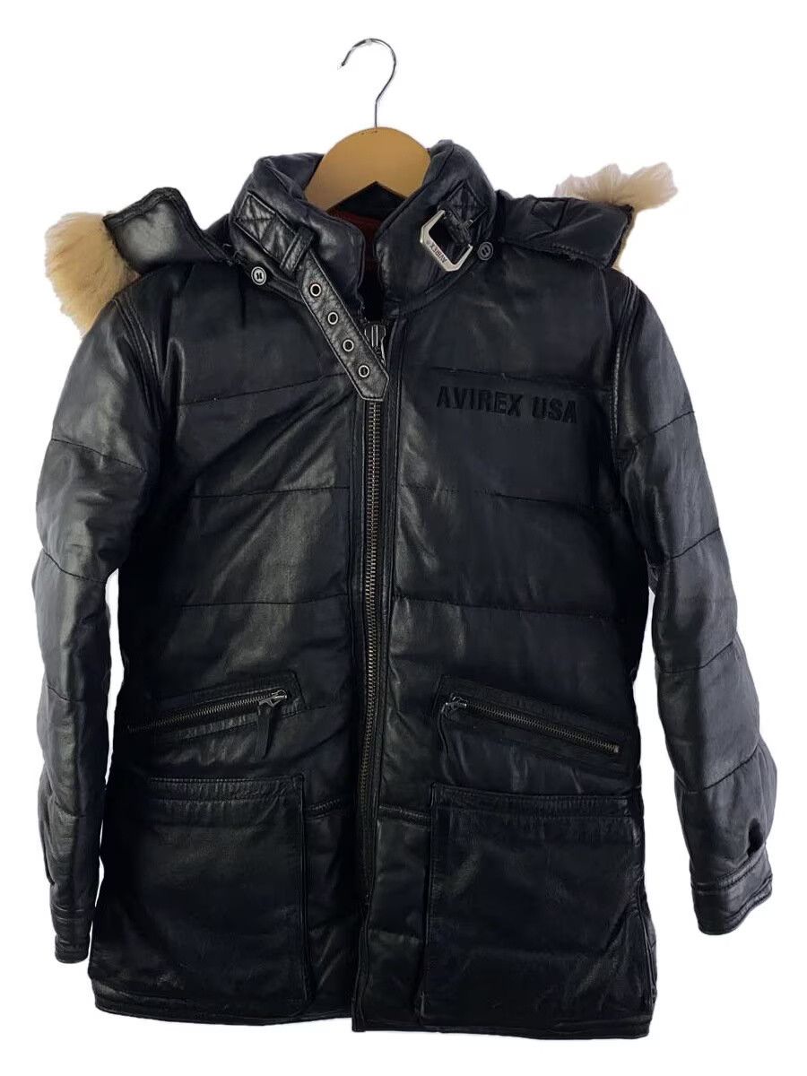 Avirex Avirex Lamb Leather Down Sheepskin Down Jacket Black Size US XS / EU 42 / 0 - 1 Thumbnail