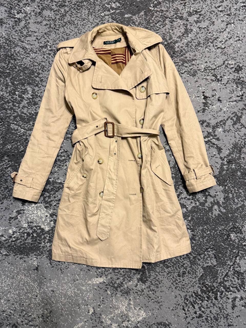 Vintage Polo Ralph lauren Green Label Old Money Trench Coat