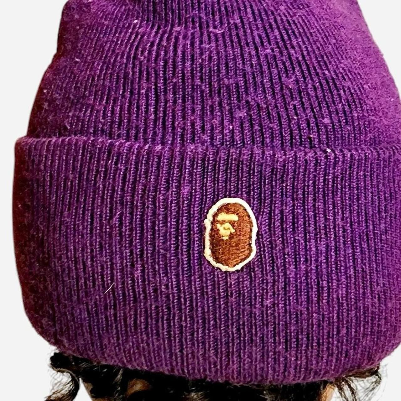 Bape Purple BAPE Beanie Size ONE SIZE - 2 Thumbnail