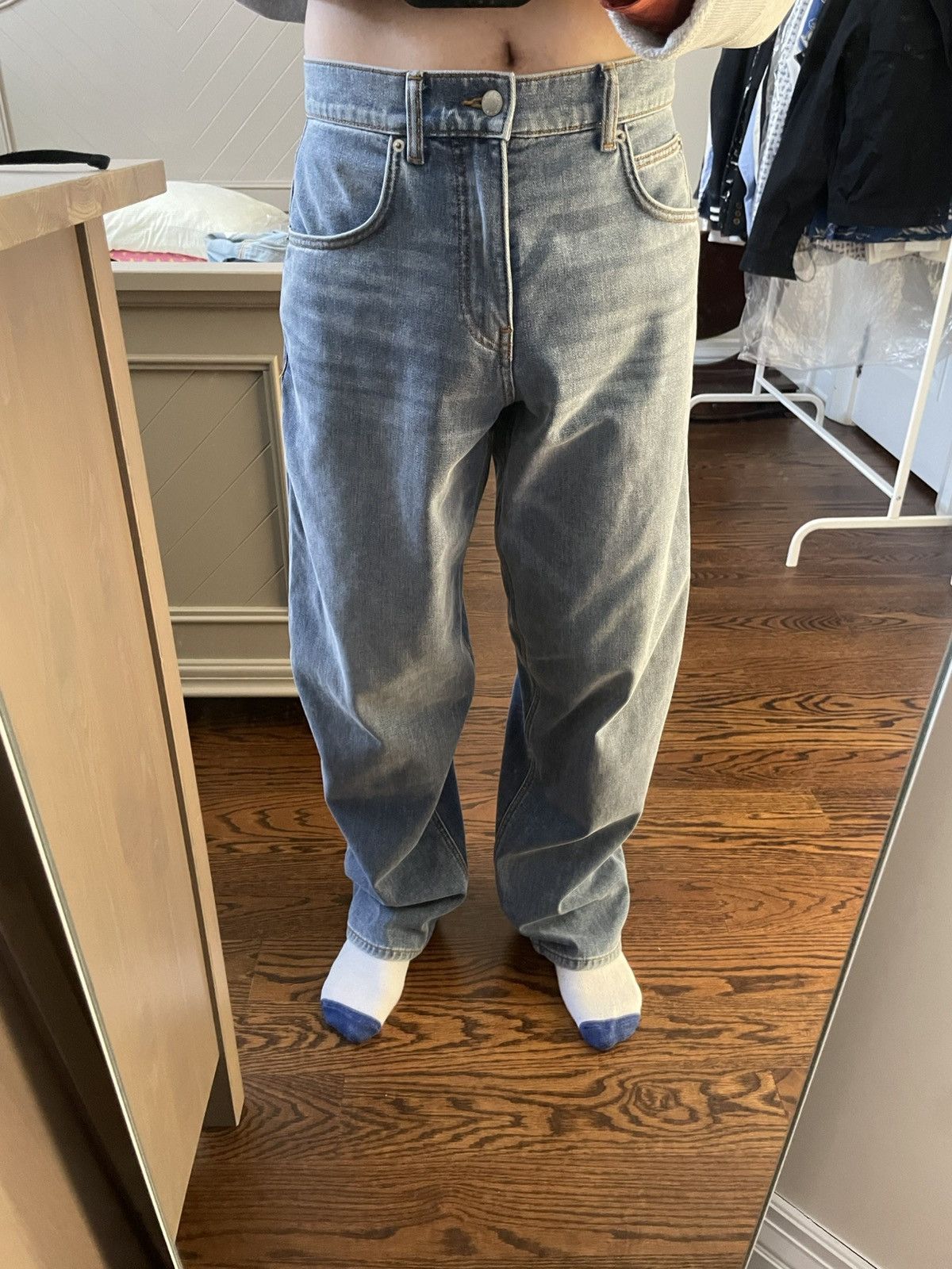 Alexander Wang Alexander Wang Blue High-Rise Ballon Jeans Size US 28 / EU 44 - 7 Thumbnail