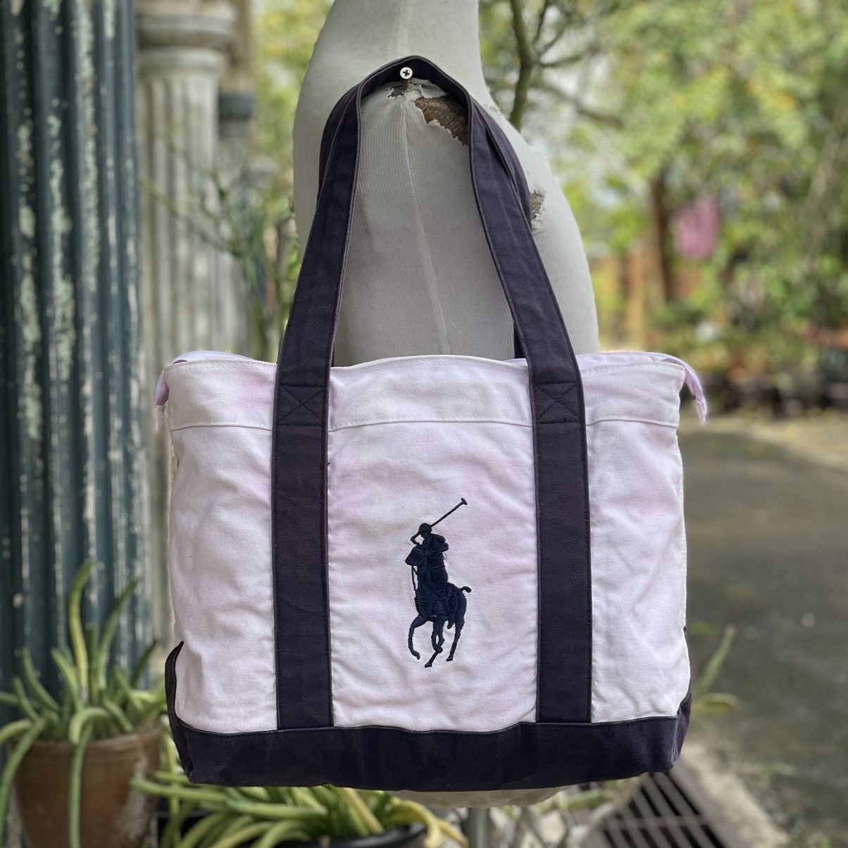 Polo Ralph Lauren Polo Ralph Lauren Embroidery Signature Tote Bag Size ONE SIZE - 2 Thumbnail