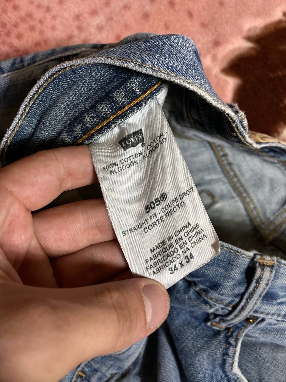 Levi's × Vintage Crazy vintage y2k Levi’s faded grunge archive skater 2000’s Size US 34 / EU 50 - 16 Thumbnail