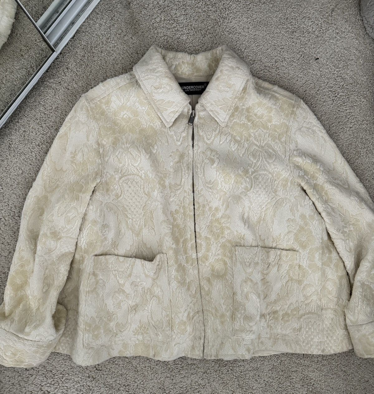 Jun Takahashi × Undercover Undercover Juntakahashi White Velvet Jacket Size US XS / EU 42 / 0 - 2 Thumbnail