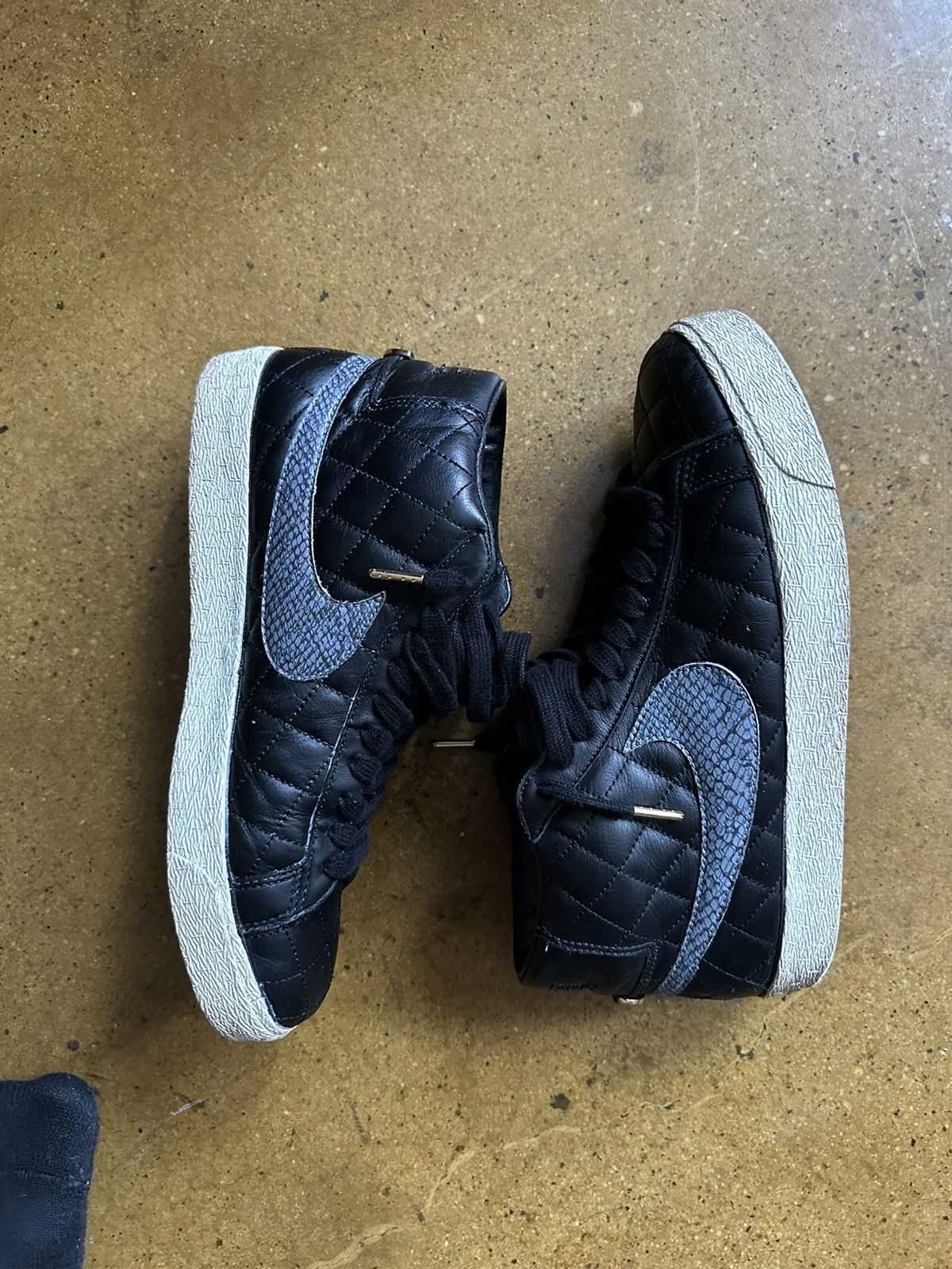 Nike × Supreme Supreme x Blazer SB Black 2006 Size US 10.5 / EU 43-44 - 3 Thumbnail