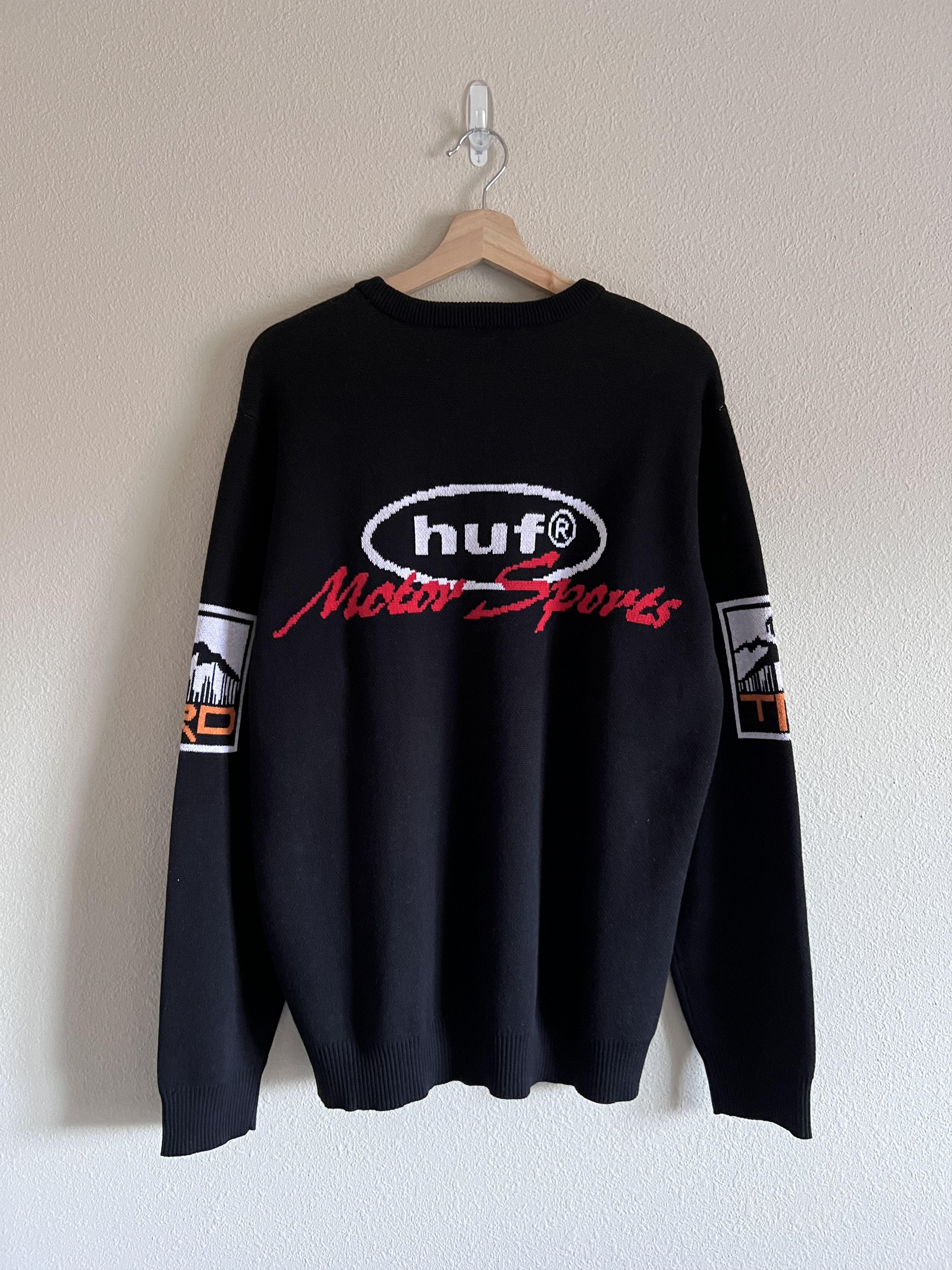 Huf HUF Toyota TRD Tracing Sweater in Black Size US XL / EU 56 / 4 - 4 Thumbnail