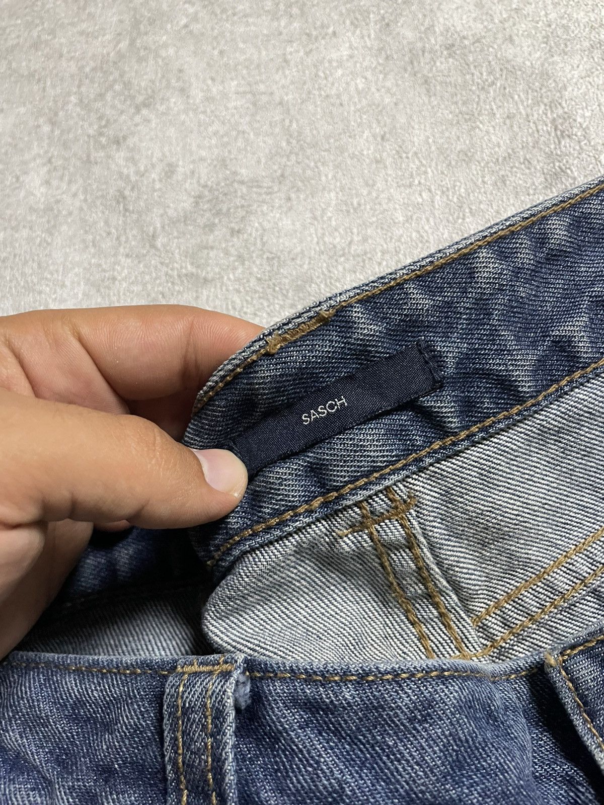 If Six Was Nine LGB IfSixWasNine Vintage Bootcut Distress Faded Jeans Size US 38 / EU 54 - 8 Thumbnail