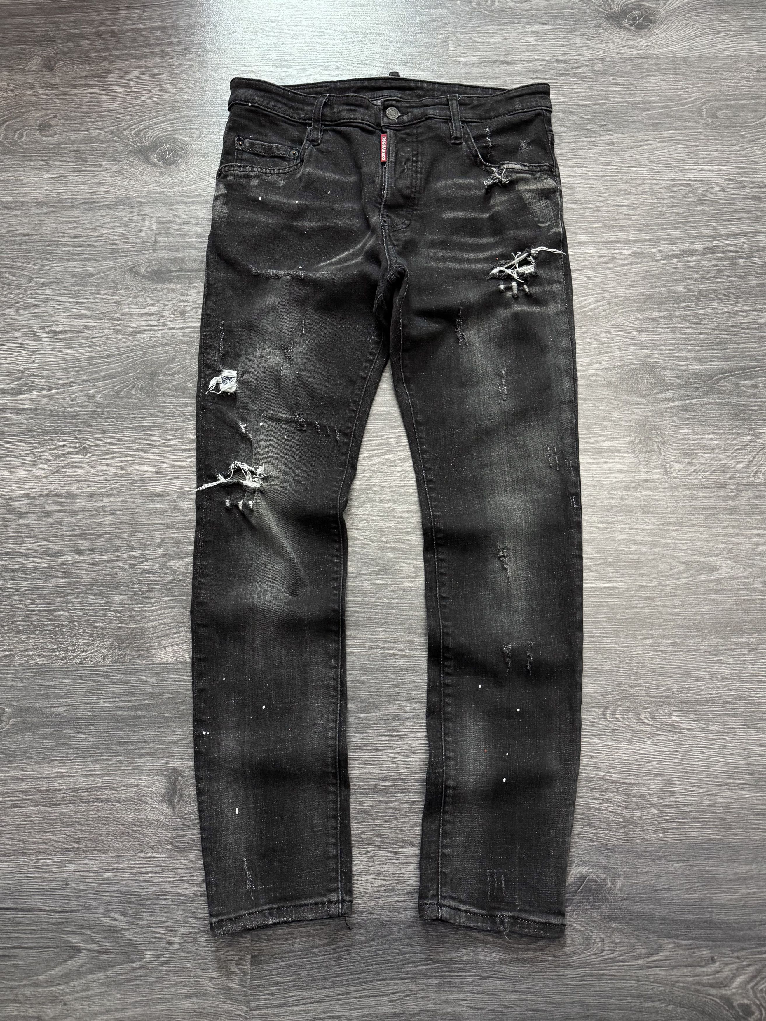 Dsquared2 Black Denim Pants Y2K Archive