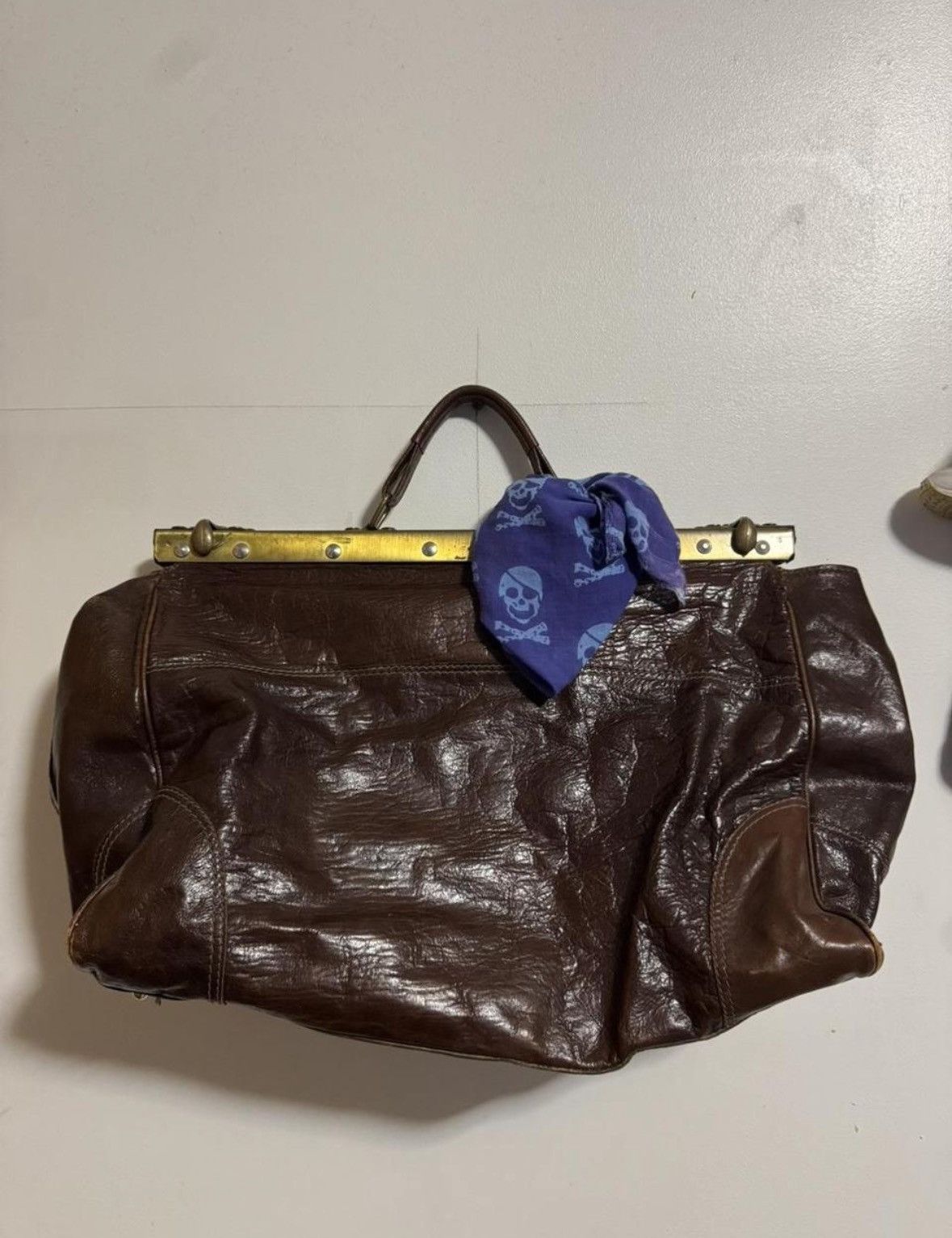 Vintage Vintage dark brown leather doctor bag Size ONE SIZE - 1 Thumbnail