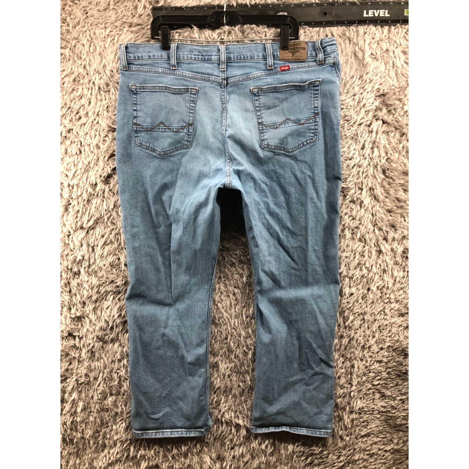 Wrangler VINTAGE Wrangler Relaxed Boot Jeans 42x30 Mens Mid Wash Blue 5-Pocket Denim Jeans Brand Wrangler, Classic, Modern Mens Size US 42 / EU 58 - 7 Thumbnail