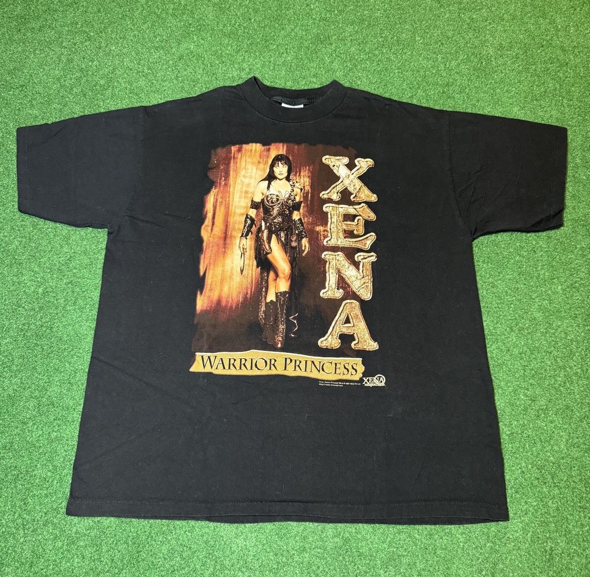 All Sport × Vintage Vintage 90s Xena Princess Warrior 1997 Fantasy T Shirt Size US XXL / EU 58 / 5 - 1 Thumbnail