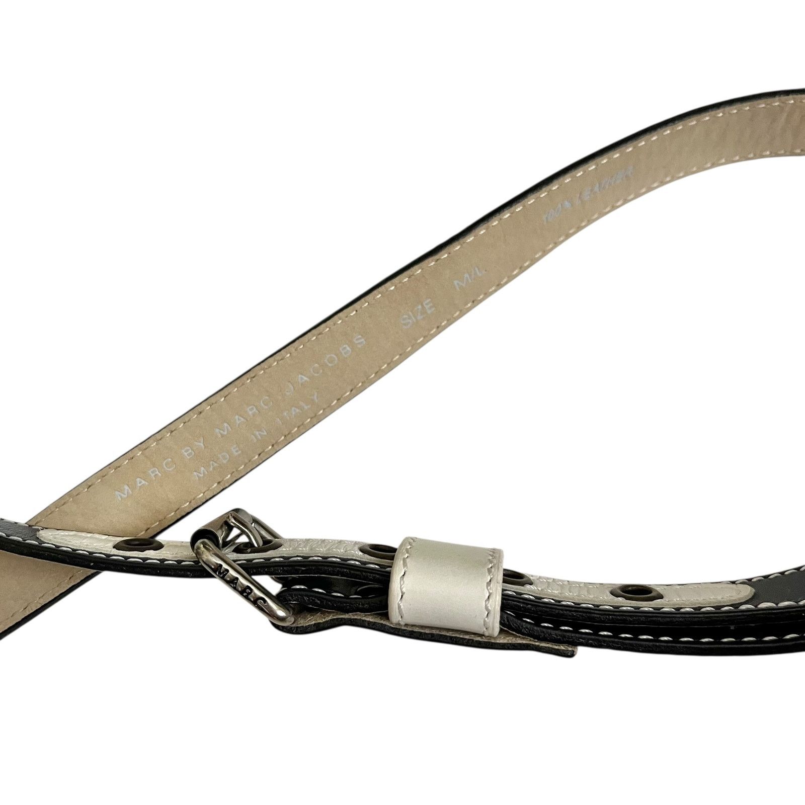 Marc by Marc Jacobs Marc by Marc Jacobs Fall 2008 Colorblock Leather Slim Belt Size ONE SIZE - 4 Thumbnail