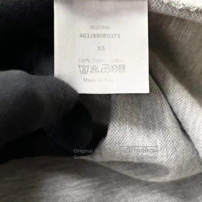 Dior Dior Grey Cotton Blend Embroidered Logo T. Size XS / US 0-2 / IT 36-38 - 5 Thumbnail