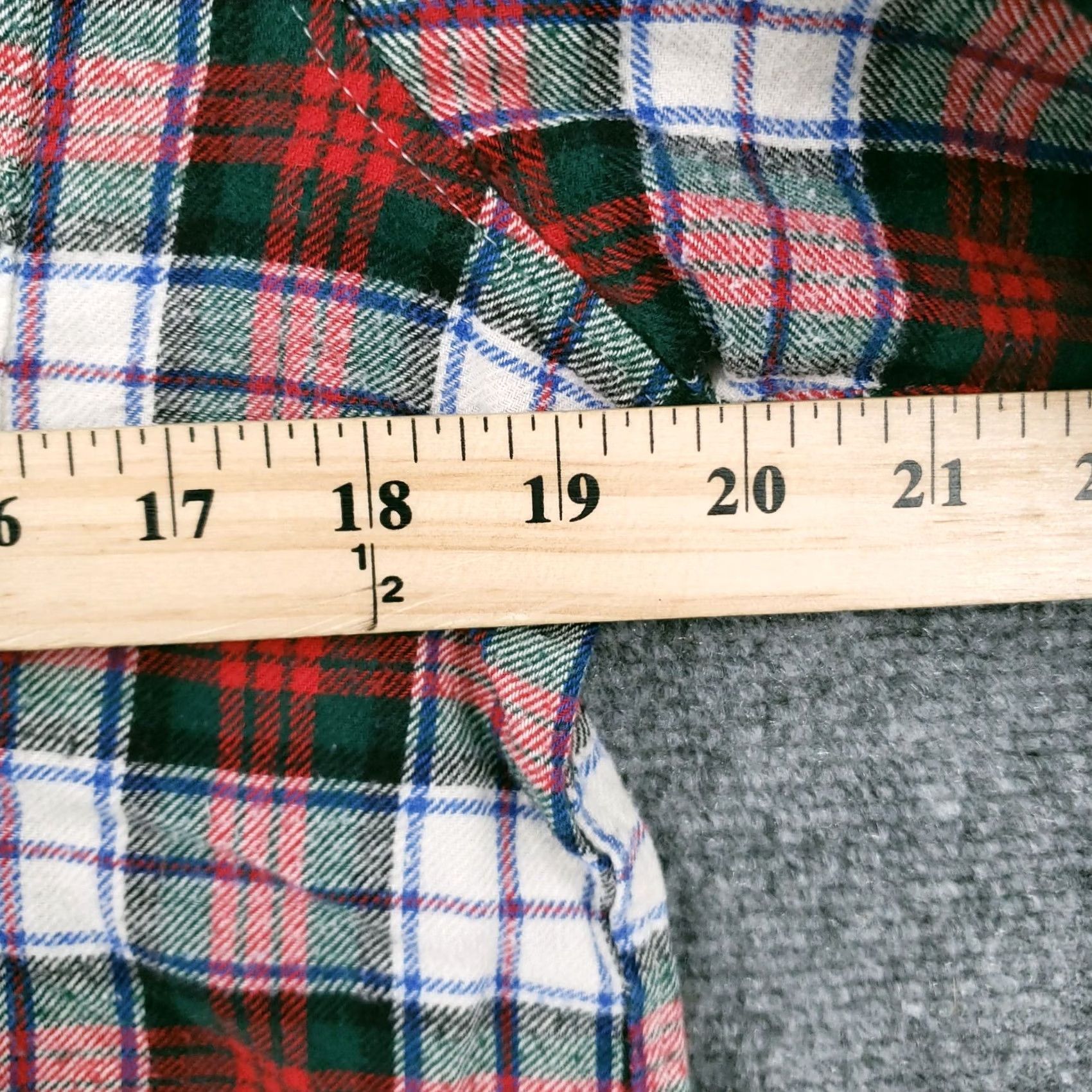 Ralph Lauren Lauren Ralph Lauren Pajama Top Womens L Large Red Plaid Long Sleeves Sleepwear Size L / US 10 / IT 46 - 5 Thumbnail