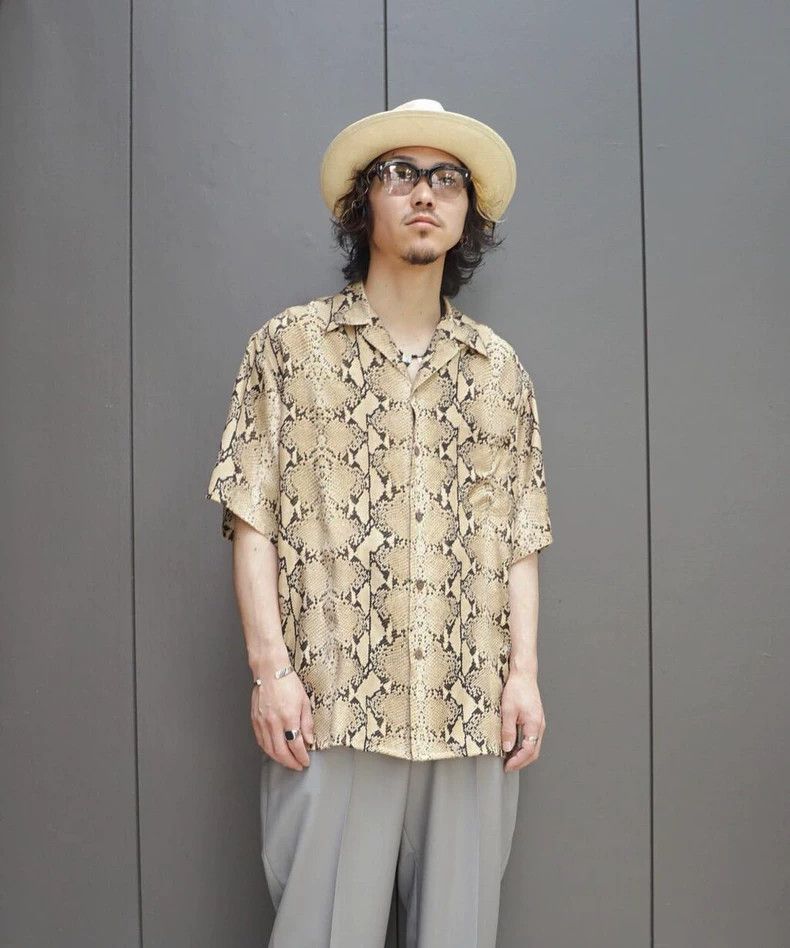 Wacko Maria wacko maria Snake-print short-sleeved shirt 2503-Nextarrow Size US XL / EU 56 / 4 - 1 Thumbnail