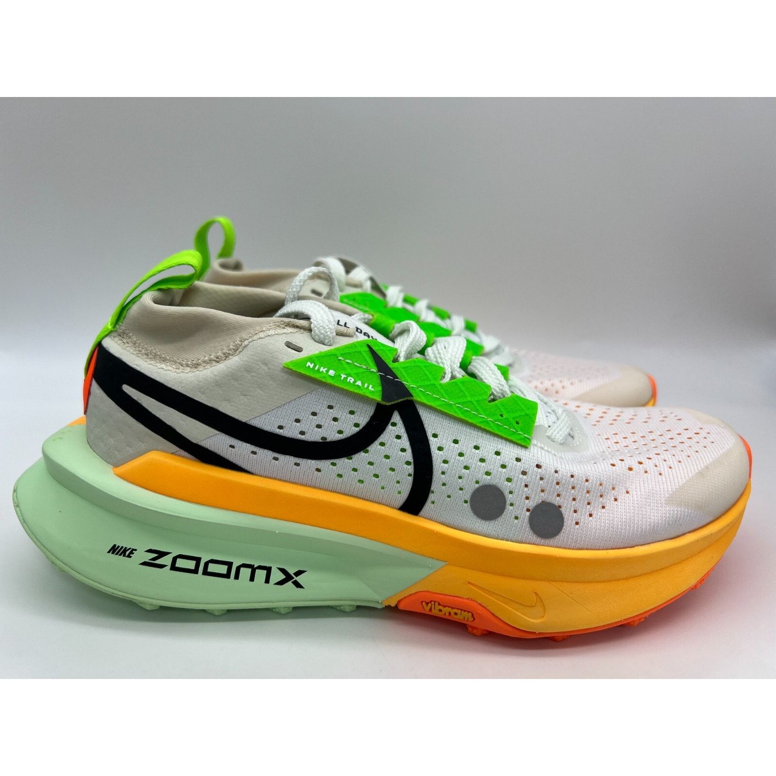 Nike Zoomx Zegama 2 Trail Running Fd5191-100 Women's Size 6 Shoes