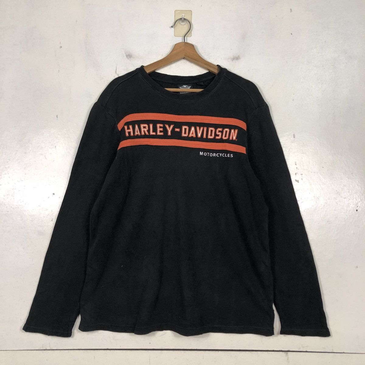 Harley Davidson 📌Vintage Sweatshirt Harley Davidson Big Logo Design Size US M / EU 48-50 / 2 - 3 Thumbnail