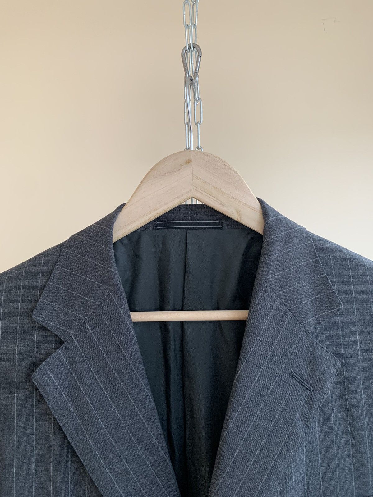 Ermenegildo Zegna Ermenegildo Zegna Striped Wool Blazer Vintage 90s 52 IT Size 42R - 5 Thumbnail