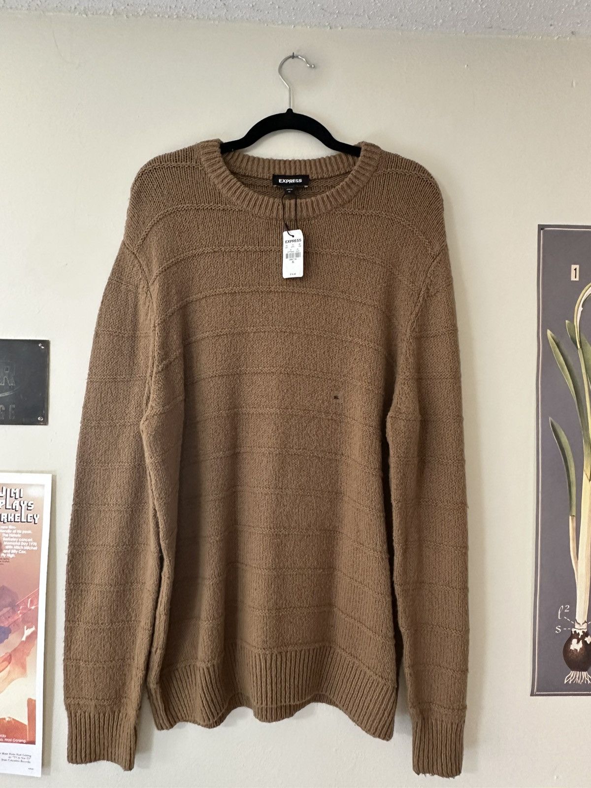 Express Express Ribbed Knit Sweater Size US XL / EU 56 / 4 - 1 Thumbnail