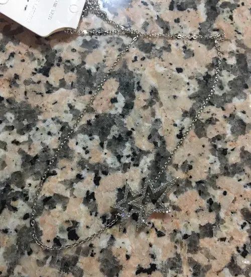 Japanese Brand × Jewelry Double Star Necklace Size ONE SIZE - 2 Thumbnail