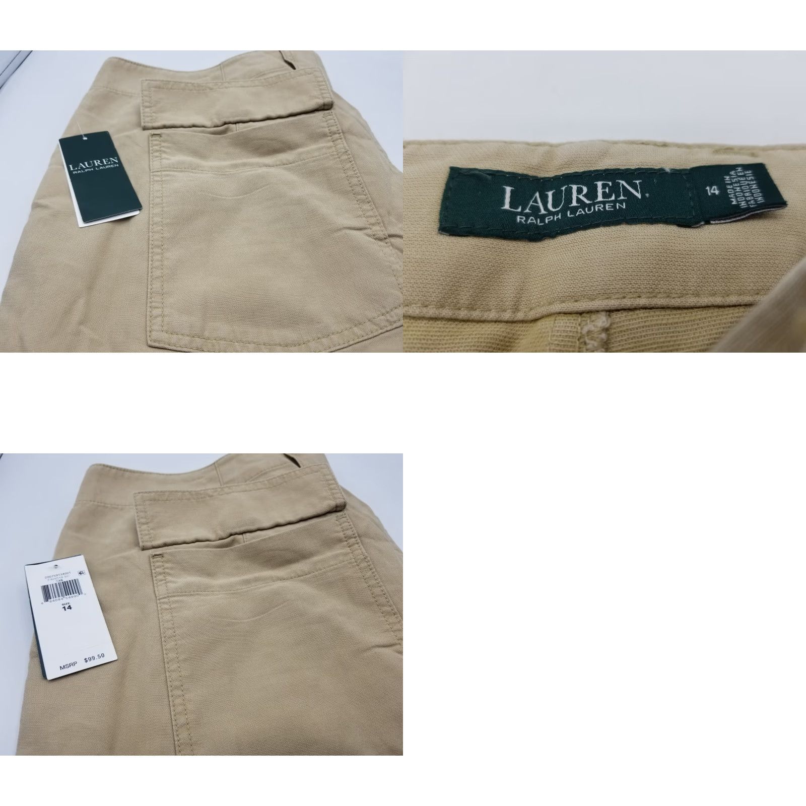 Ralph Lauren **Ralph Lauren Size 14 High Rise Beige Khaki Women's Jeans** User: Ralph Lauren Size 14 High Rise Beige Khaki Women's Jeans Size 36" / US 14 / IT 50 - 8 Thumbnail