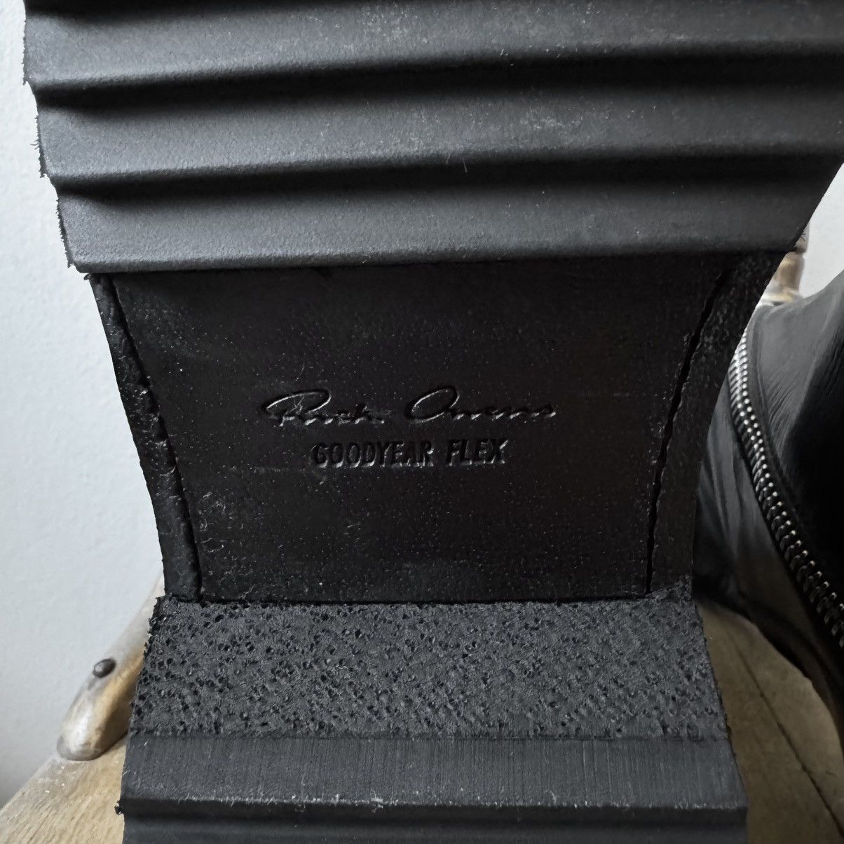 Rick Owens Rick Owens Black Spiral Zip Calf Leather Boots Size US 9 / EU 42 - 8 Thumbnail