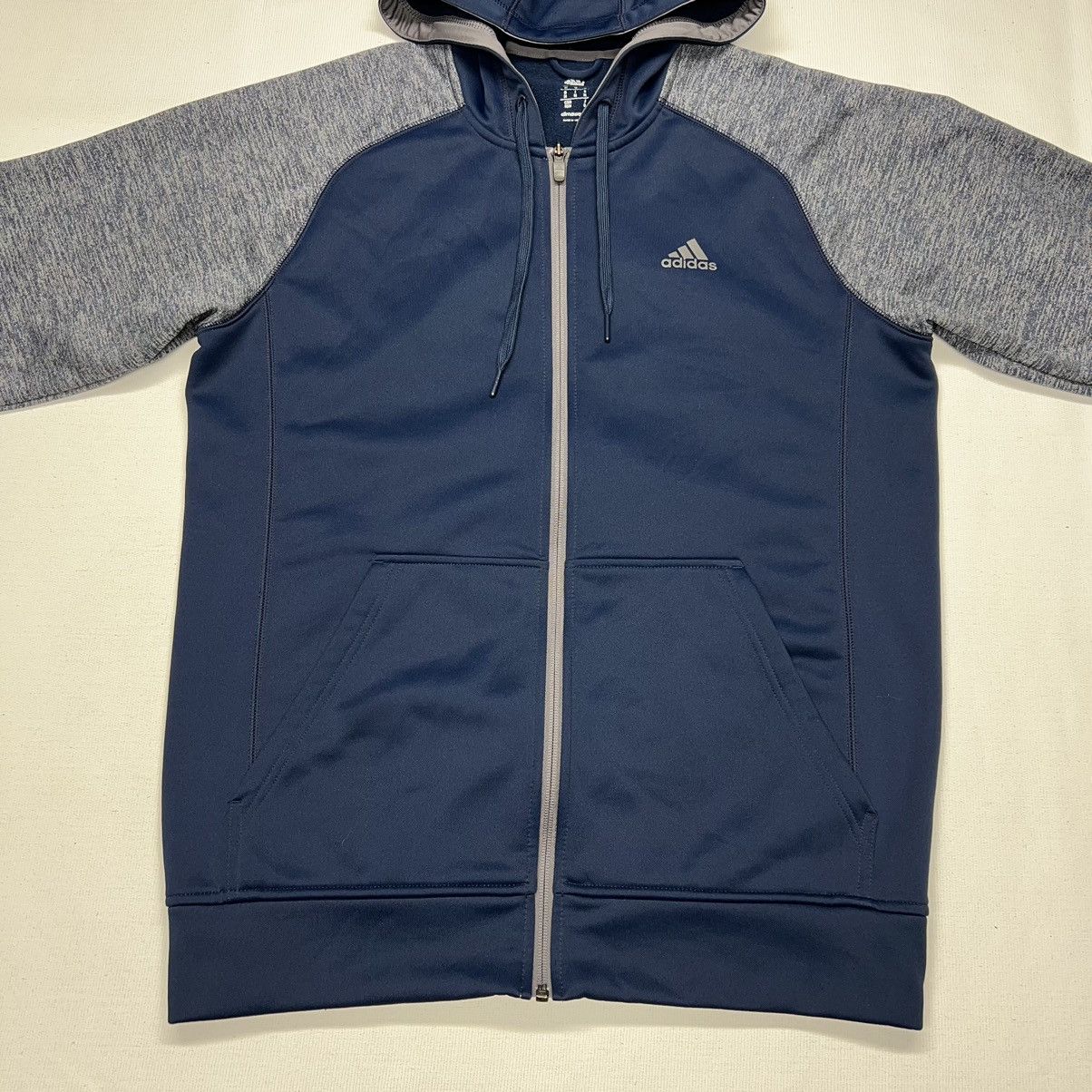 Adidas Adidas Hoodie Blue Climawarm Sweatshirt Full Zip Sweater Size US M / EU 48-50 / 2 - 2 Thumbnail