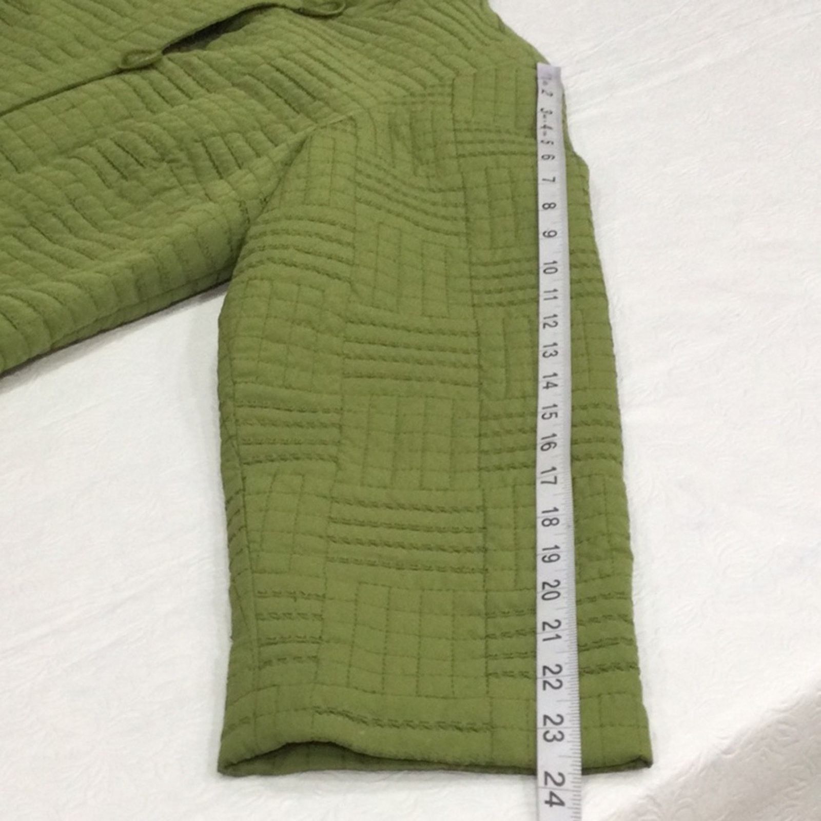 Other Dressbarn Woman Quilted Green Vintage Lined Jacket 14/16W Size XXL / US 16-18 / IT 52-54 - 16 Thumbnail